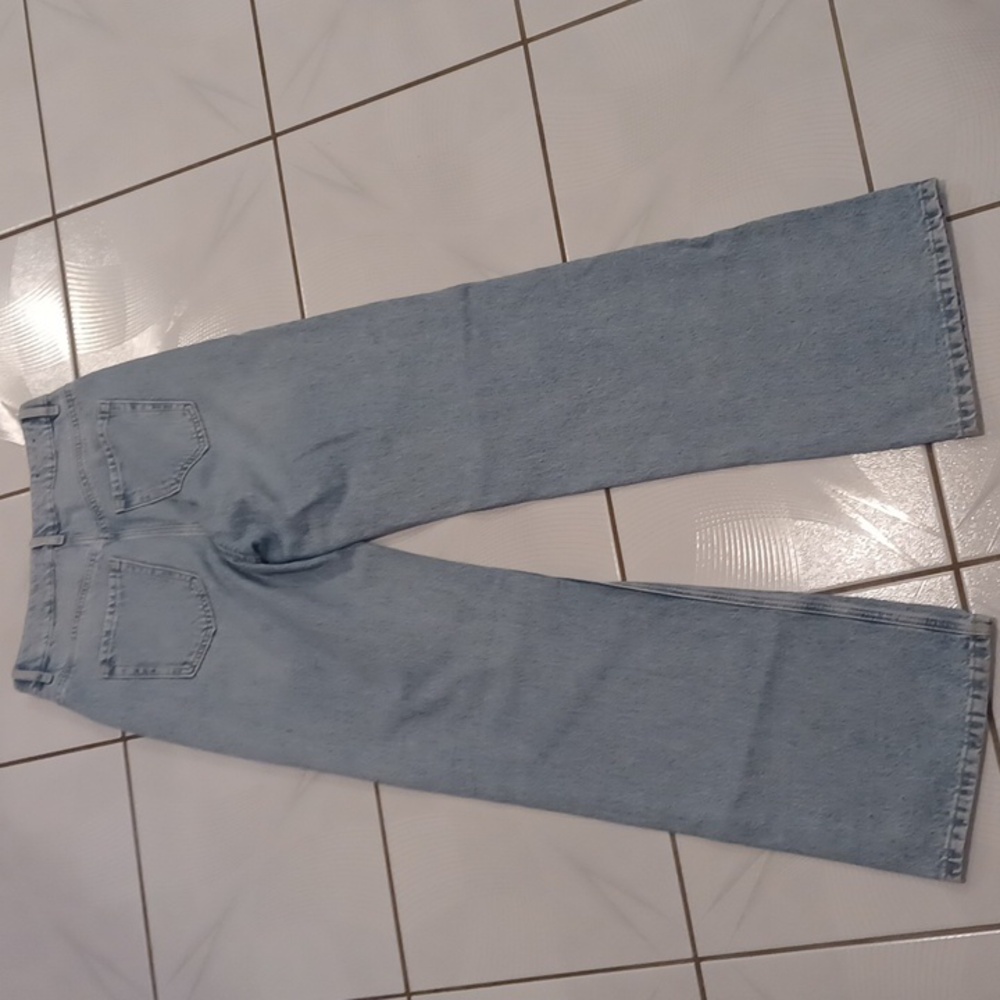 Dynamite Heidi Light Blue Denim Wide Leg Jeans - Size 26 - Picture 3 of 8